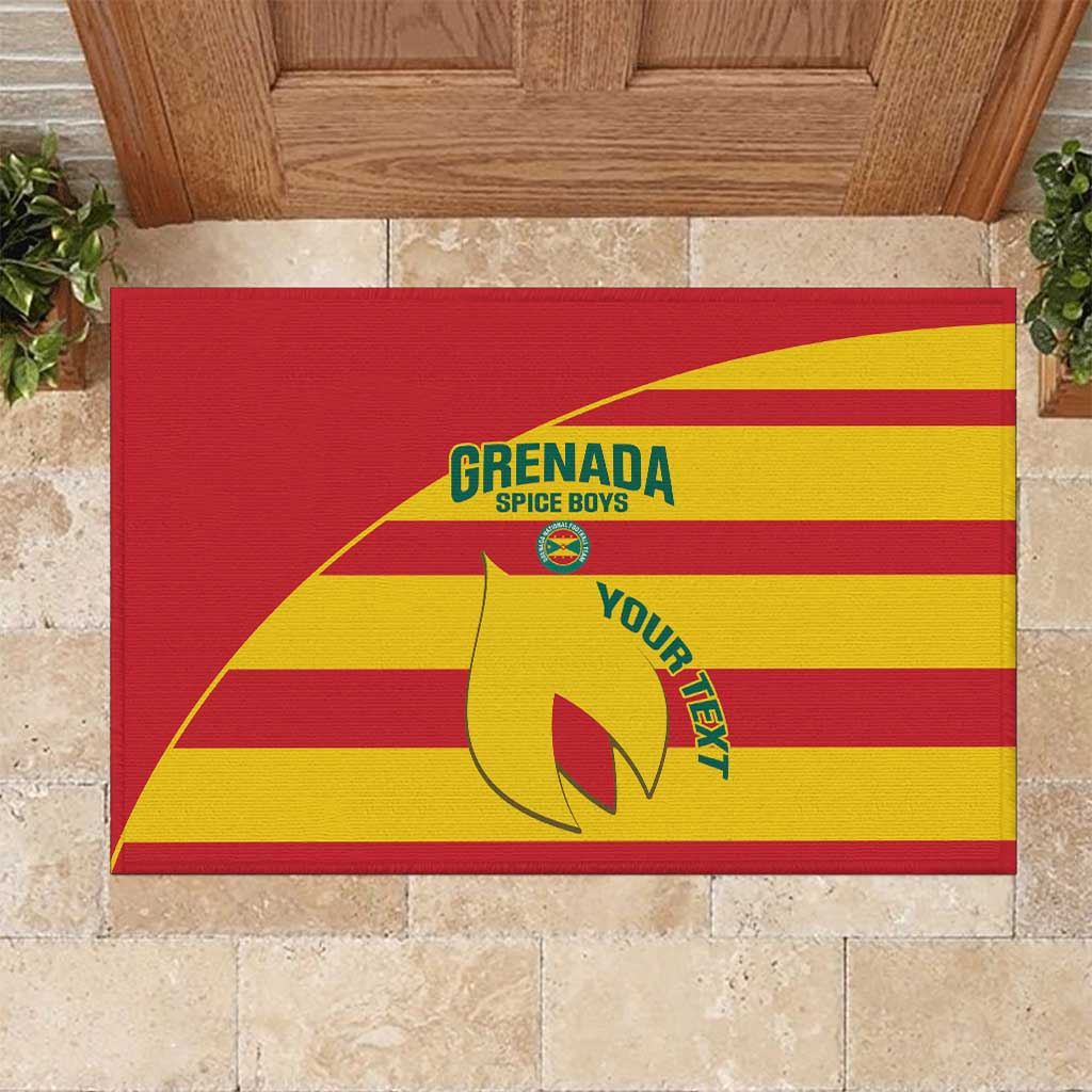 Custom Grenada Football Rubber Doormat Go Spice Boys - Wonder Print Shop