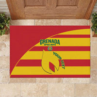 Custom Grenada Football Rubber Doormat Go Spice Boys - Wonder Print Shop