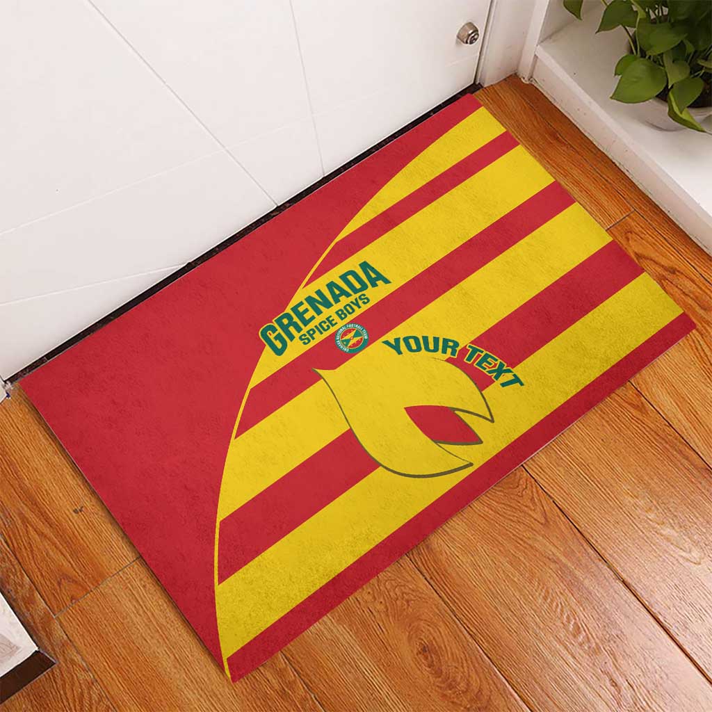 Custom Grenada Football Rubber Doormat Go Spice Boys - Wonder Print Shop