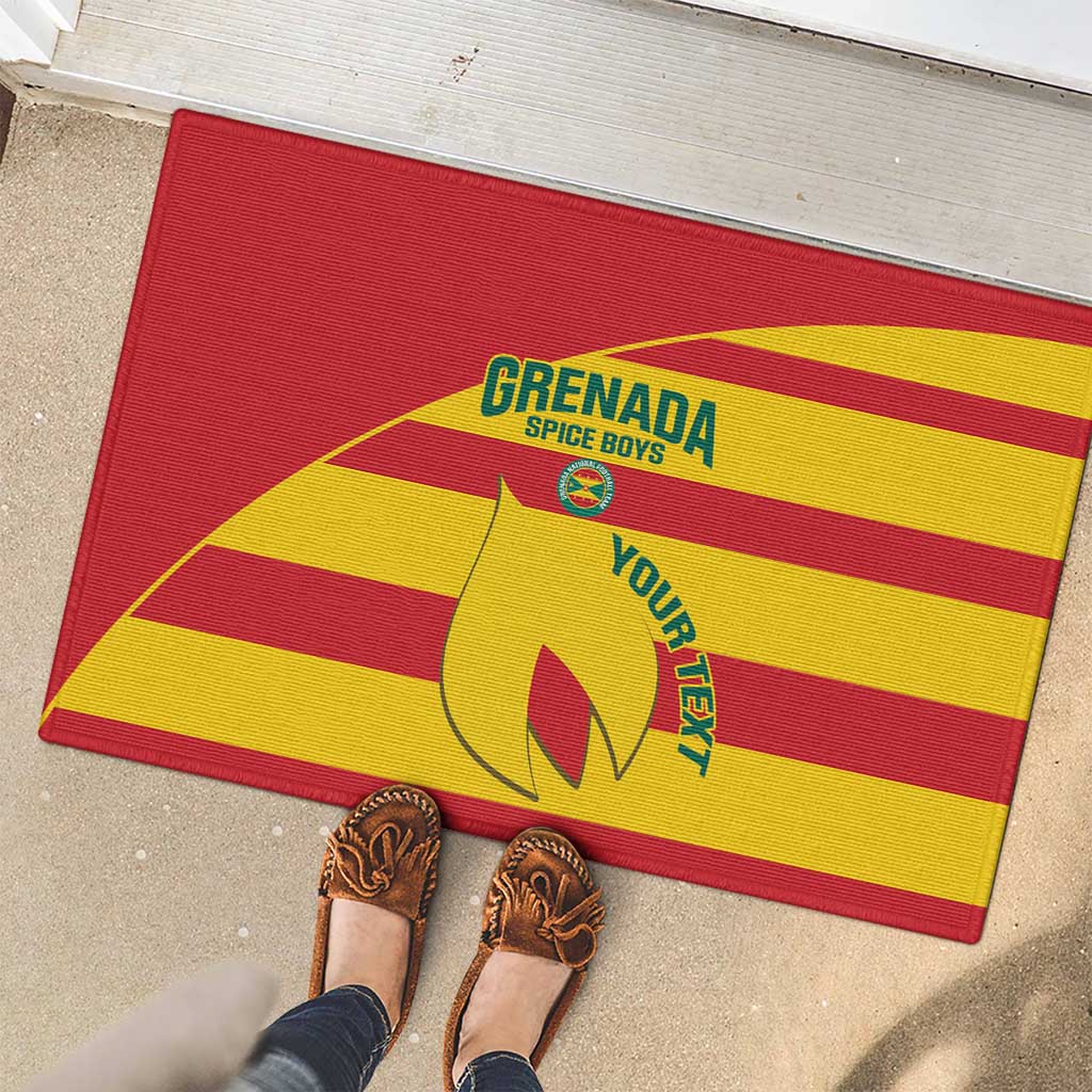 Custom Grenada Football Rubber Doormat Go Spice Boys - Wonder Print Shop