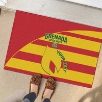 Custom Grenada Football Rubber Doormat Go Spice Boys - Wonder Print Shop