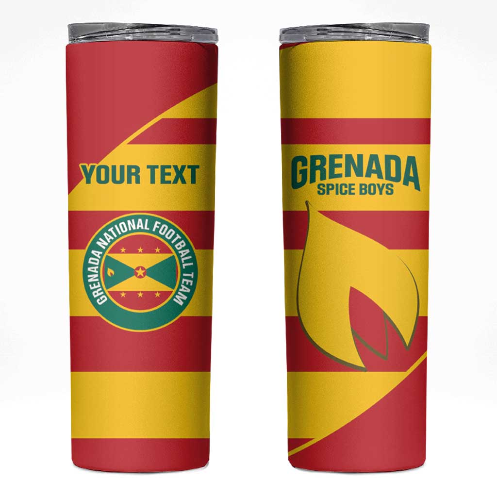 Custom Grenada Football Skinny Tumbler Go Spice Boys - Wonder Print Shop