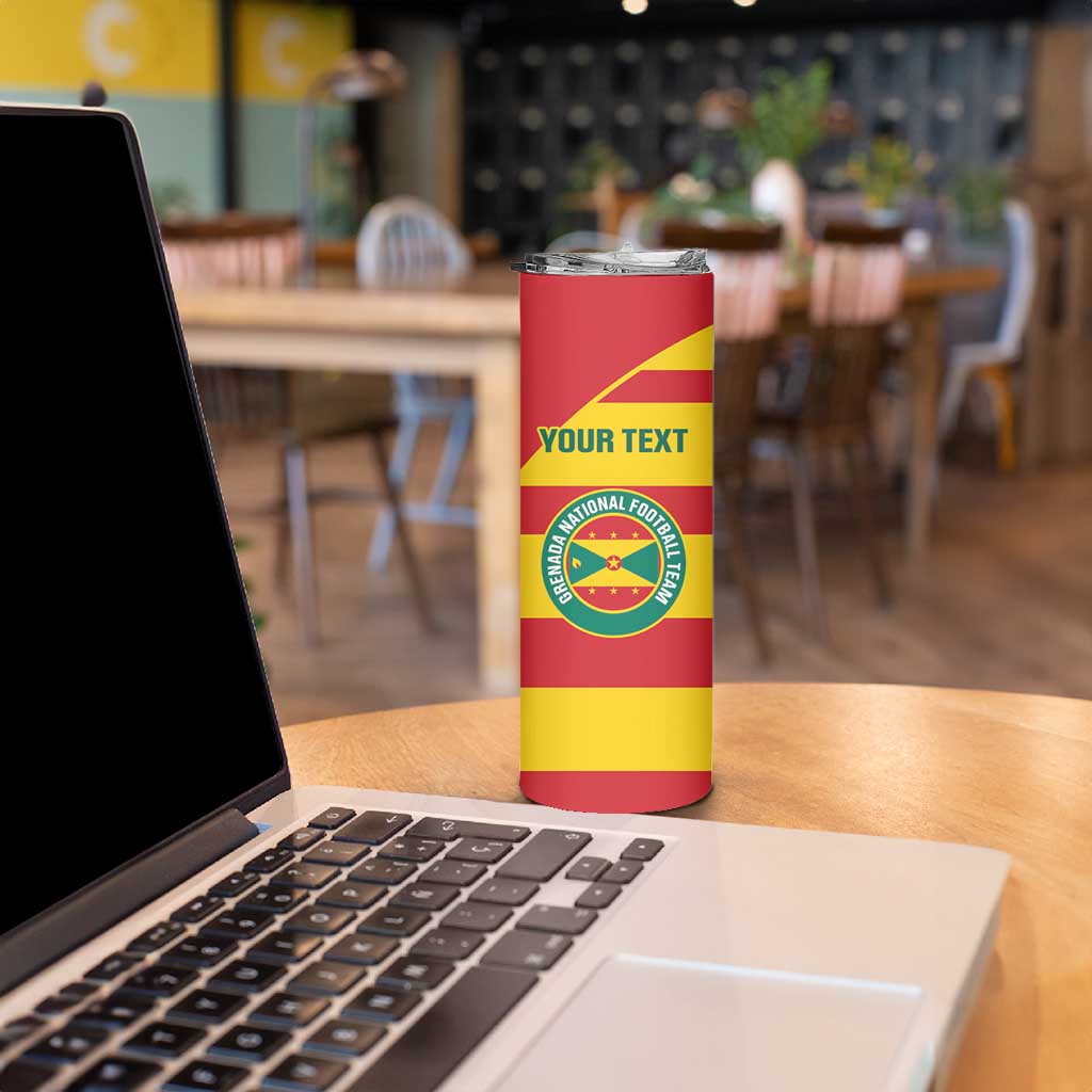 Custom Grenada Football Skinny Tumbler Go Spice Boys - Wonder Print Shop