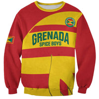 Custom Grenada Football Sweatshirt Go Spice Boys - Wonder Print Shop