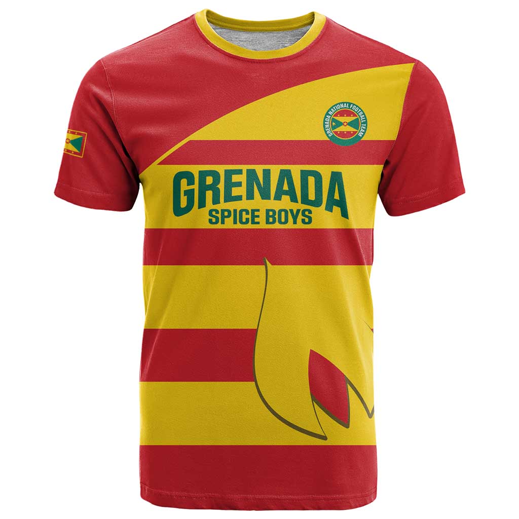 Custom Grenada Football T Shirt Go Spice Boys - Wonder Print Shop