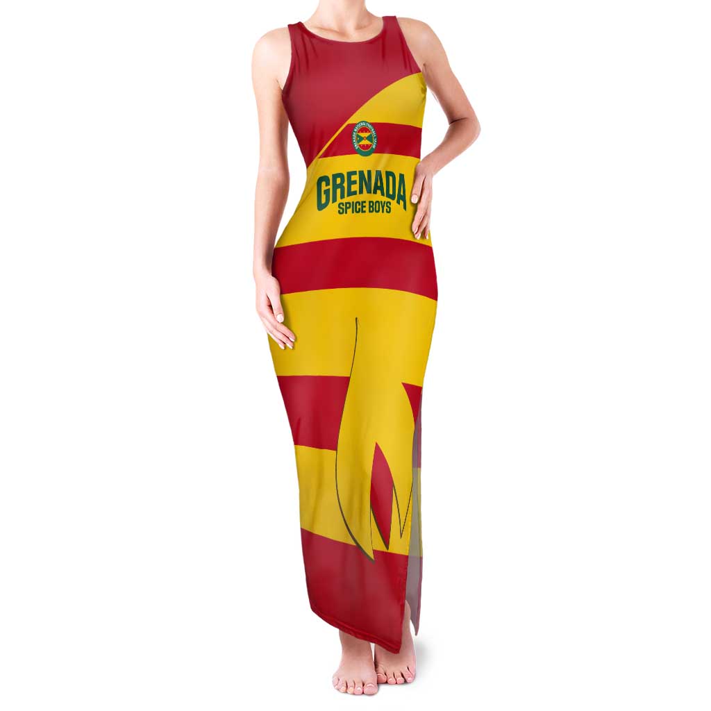 Custom Grenada Football Tank Maxi Dress Go Spice Boys - Wonder Print Shop