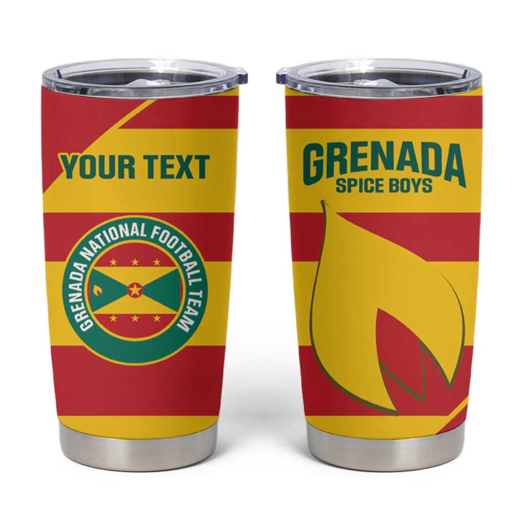 Custom Grenada Football Tumbler Cup Go Spice Boys - Wonder Print Shop