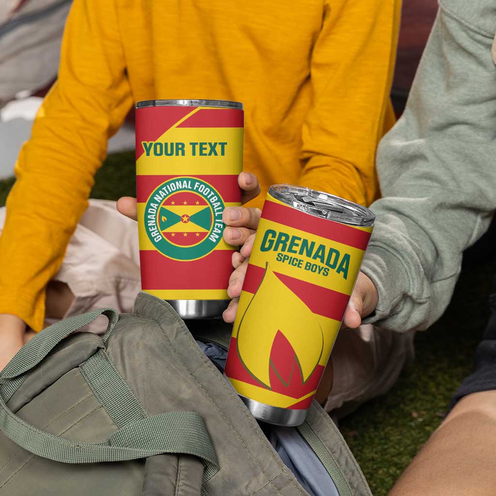 Custom Grenada Football Tumbler Cup Go Spice Boys - Wonder Print Shop