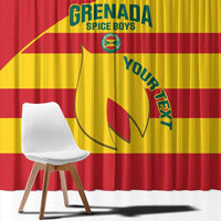 Custom Grenada Football Window Curtain Go Spice Boys - Wonder Print Shop