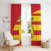 Custom Grenada Football Window Curtain Go Spice Boys - Wonder Print Shop