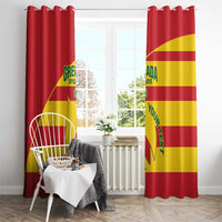 Custom Grenada Football Window Curtain Go Spice Boys - Wonder Print Shop