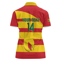 Custom Grenada Football Women Polo Shirt Go Spice Boys - Wonder Print Shop