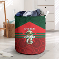 Personalized Morocco Football Laundry Basket 2026 Come On Atlas Lions - Wonder Print Shop