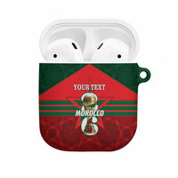 Personalized Morocco Football AirPods Case 2026 Come On Atlas Lions - Wonder Print Shop
