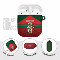 Personalized Morocco Football AirPods Case 2026 Come On Atlas Lions - Wonder Print Shop