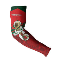Personalized Morocco Football Arm Sleeves 2026 Come On Atlas Lions - Wonder Print Shop