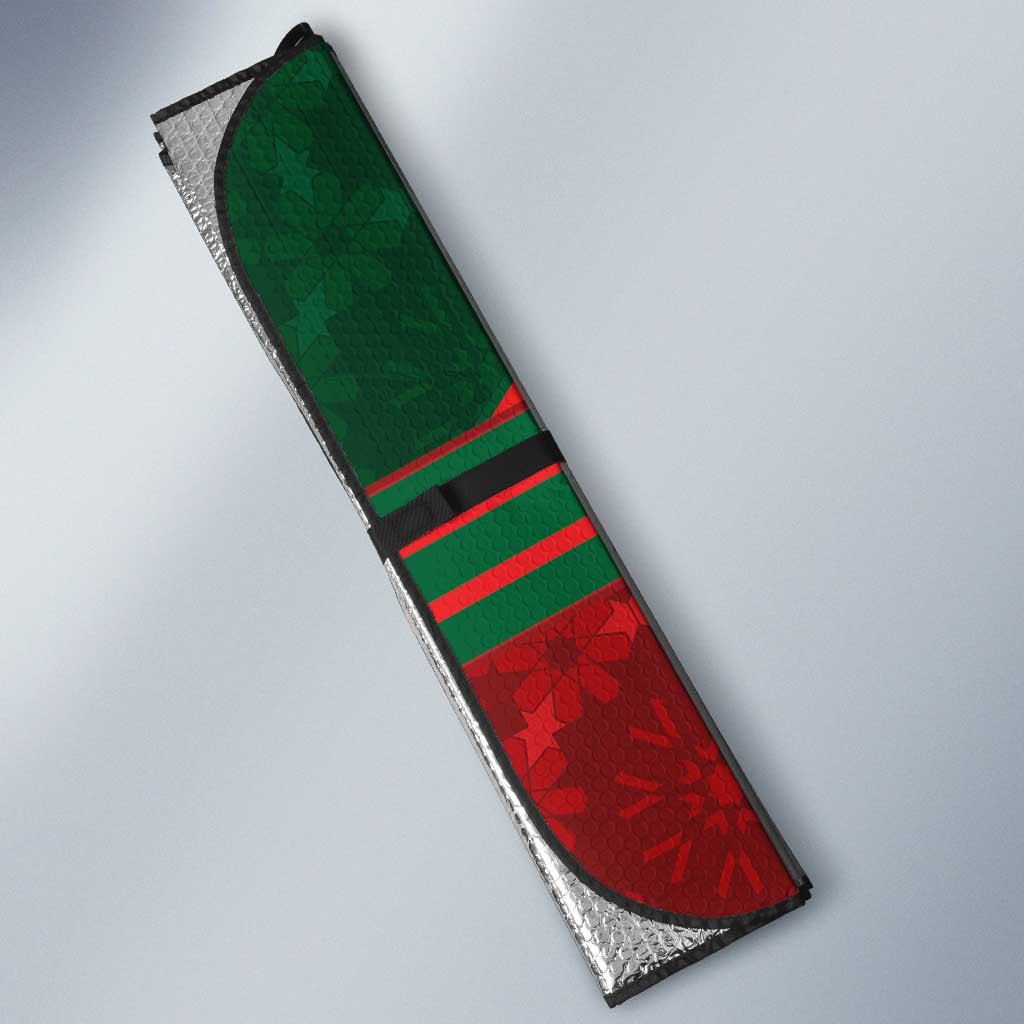 Personalized Morocco Football Auto Sun Shade 2026 Come On Atlas Lions - Wonder Print Shop