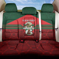 Personalized Morocco Football Back Car Seat Cover 2026 Come On Atlas Lions - Wonder Print Shop