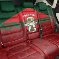 Personalized Morocco Football Back Car Seat Cover 2026 Come On Atlas Lions - Wonder Print Shop
