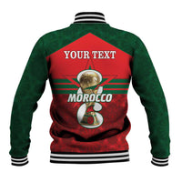 Personalized Morocco Football Baseball Jacket 2026 Come On Atlas Lions - Wonder Print Shop