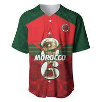 Personalized Morocco Football Baseball Jersey 2026 Come On Atlas Lions LT14