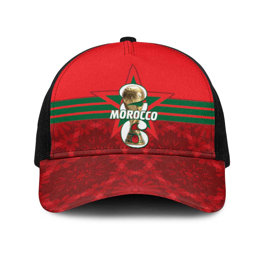 Morocco Football Baseball Net Cap 2026 Come On Atlas Lions - Wonder Print Shop