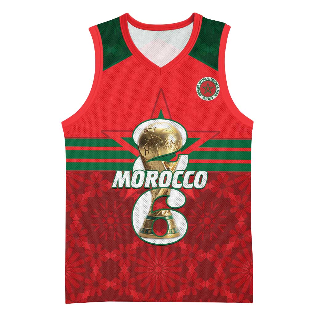 Personalized Morocco Football Basketball Jersey 2026 Come On Atlas Lions - Wonder Print Shop