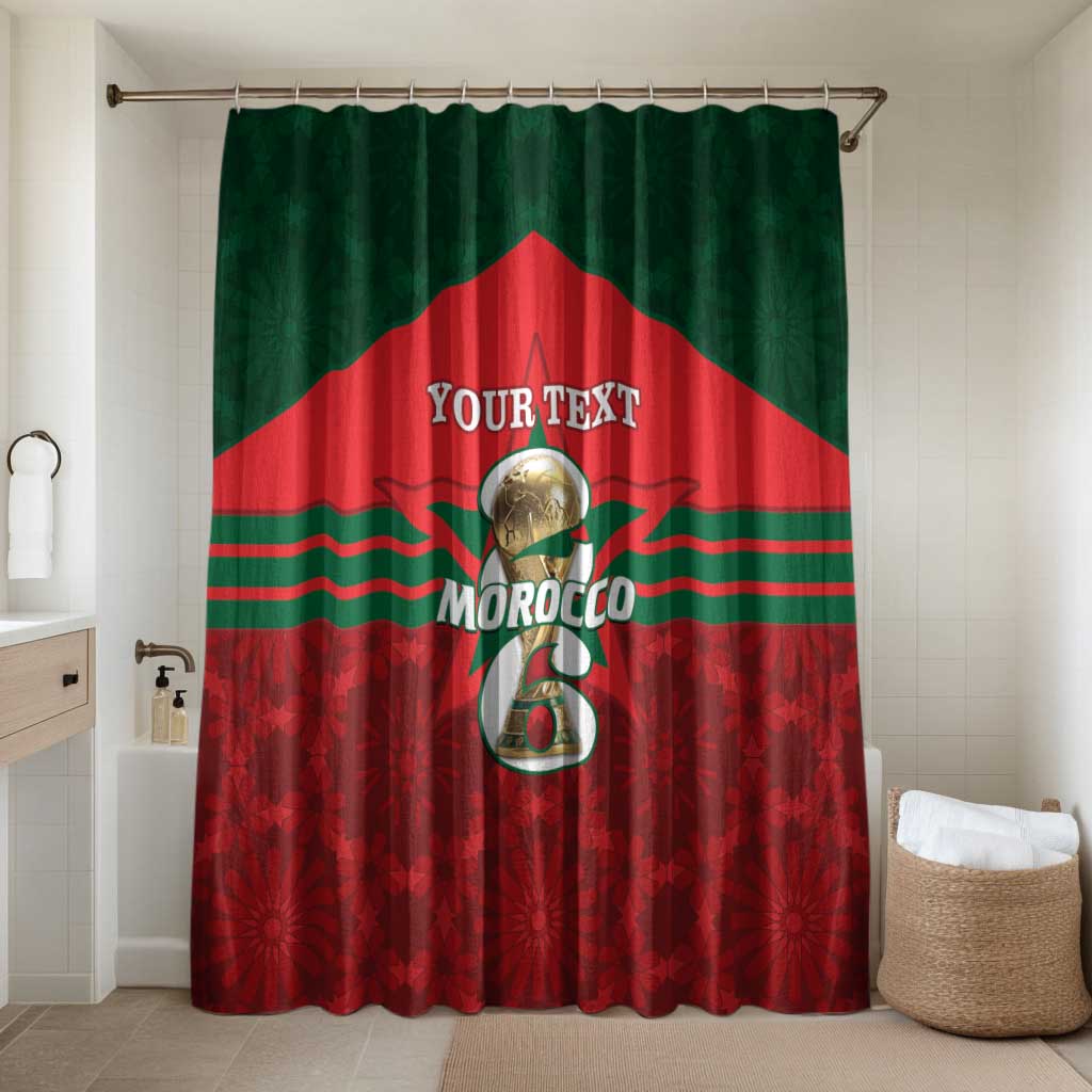 Personalized Morocco Football Bathroom Set 2026 Come On Atlas Lions - Wonder Print Shop