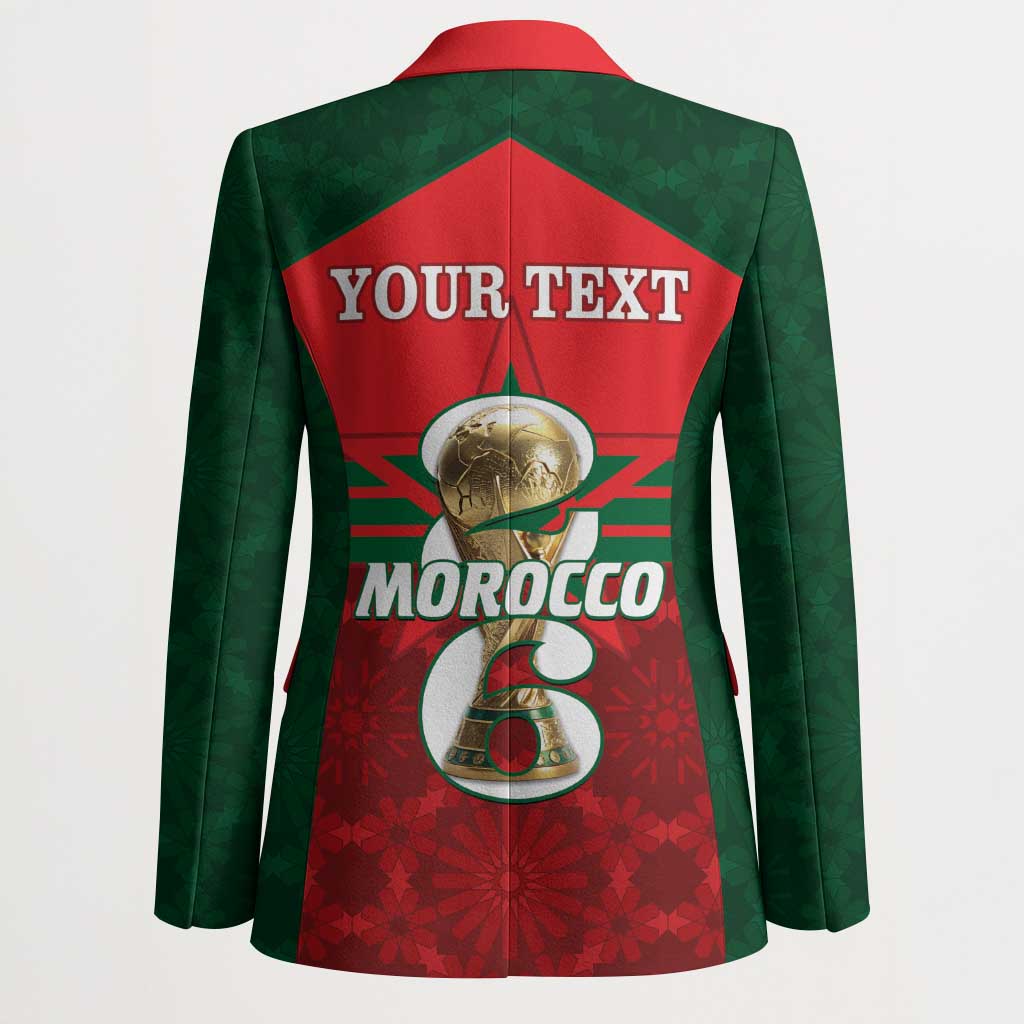 Personalized Morocco Football Blazer 2026 Come On Atlas Lions - Wonder Print Shop