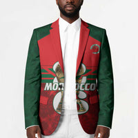 Personalized Morocco Football Blazer 2026 Come On Atlas Lions - Wonder Print Shop