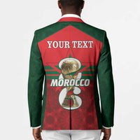 Personalized Morocco Football Blazer 2026 Come On Atlas Lions - Wonder Print Shop