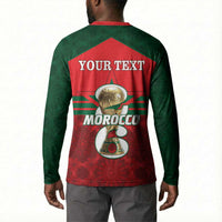 Personalized Morocco Football Button Sweatshirt 2026 Come On Atlas Lions