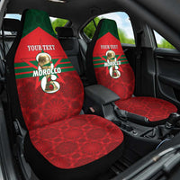 Personalized Morocco Football Car Seat Cover 2026 Come On Atlas Lions - Wonder Print Shop