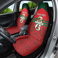 Personalized Morocco Football Car Seat Cover 2026 Come On Atlas Lions - Wonder Print Shop