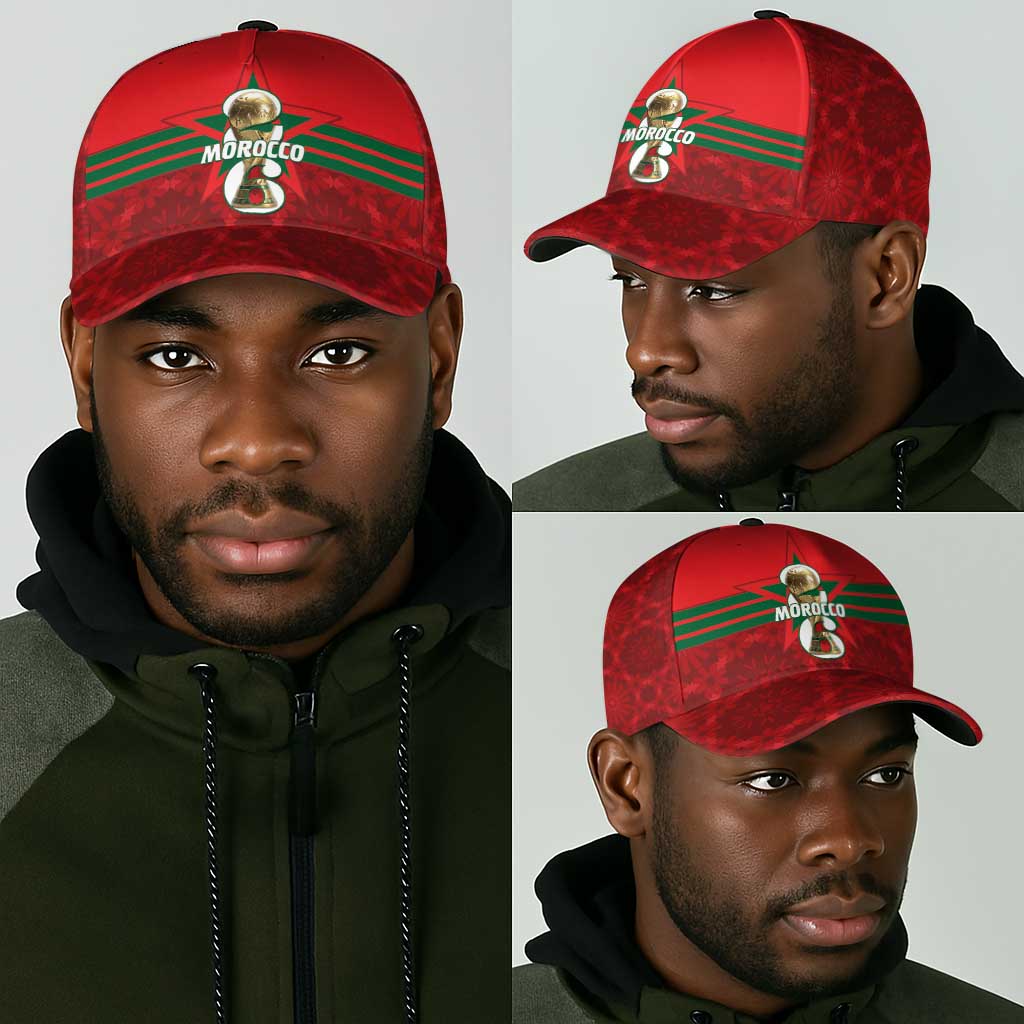 Morocco Football Classic Cap 2026 Come On Atlas Lions - Wonder Print Shop