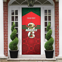 Personalized Morocco Football Door Cover 2026 Come On Atlas Lions - Wonder Print Shop