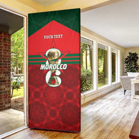 Personalized Morocco Football Door Cover 2026 Come On Atlas Lions - Wonder Print Shop