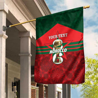 Personalized Morocco Football Garden Flag 2026 Come On Atlas Lions - Wonder Print Shop