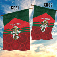 Personalized Morocco Football Garden Flag 2026 Come On Atlas Lions - Wonder Print Shop