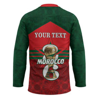 Personalized Morocco Football Hockey Jersey 2026 Come On Atlas Lions - Wonder Print Shop