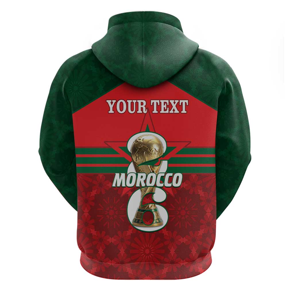 Personalized Morocco Football Hoodie 2026 Come On Atlas Lions - Wonder Print Shop