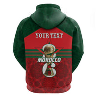 Personalized Morocco Football Hoodie 2026 Come On Atlas Lions - Wonder Print Shop