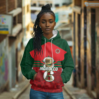 Personalized Morocco Football Hoodie 2026 Come On Atlas Lions - Wonder Print Shop