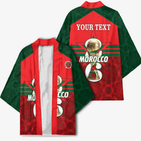 Personalized Morocco Football Kimono 2026 Come On Atlas Lions - Wonder Print Shop