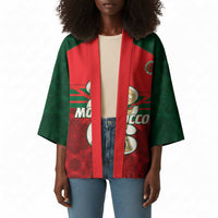 Personalized Morocco Football Kimono 2026 Come On Atlas Lions - Wonder Print Shop