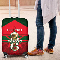 Personalized Morocco Football Luggage Cover 2026 Come On Atlas Lions - Wonder Print Shop