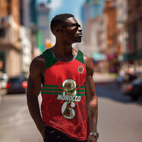 Personalized Morocco Football Men Tank Top 2026 Come On Atlas Lions - Wonder Print Shop
