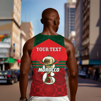 Personalized Morocco Football Men Tank Top 2026 Come On Atlas Lions - Wonder Print Shop
