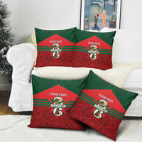 Personalized Morocco Football Pillow Cover 2026 Come On Atlas Lions - Wonder Print Shop