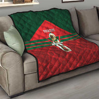 Personalized Morocco Football Quilt 2026 Come On Atlas Lions - Wonder Print Shop